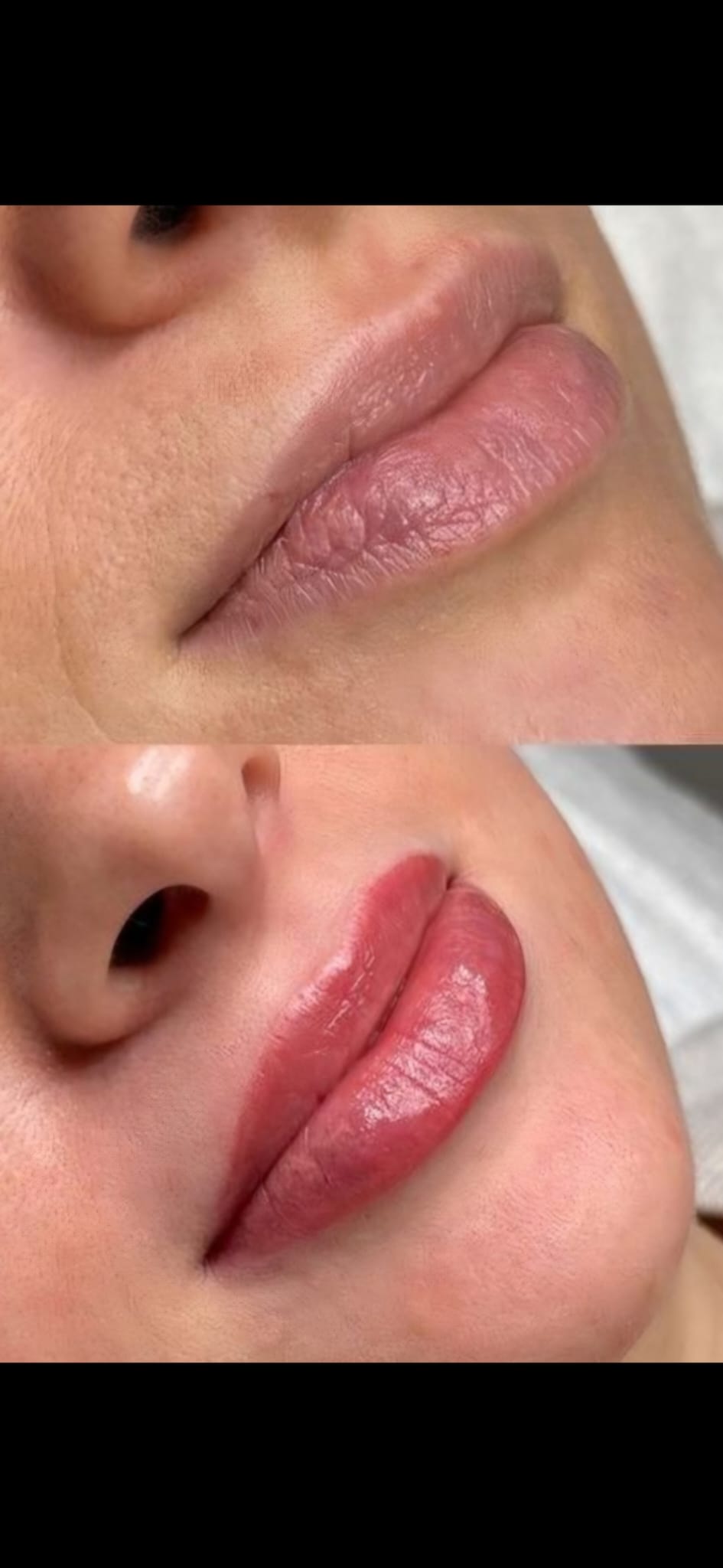 Micropigmentación de labios Acuarela Lips realizada en Elena Jiménez Studio